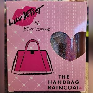 Betsey Johnson Handbag Raincoat NWT